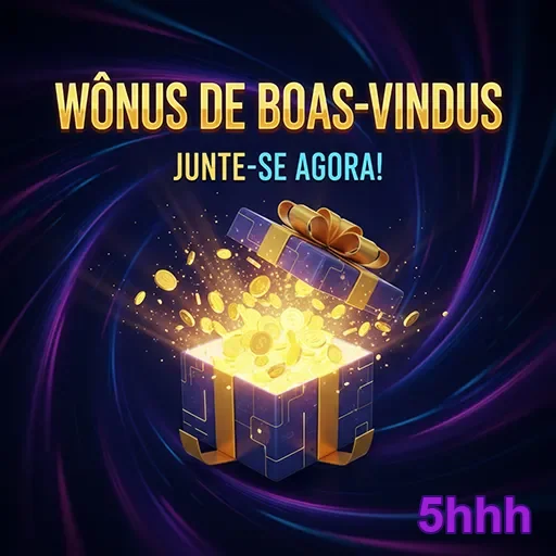 Imagem de boas-vindas ao site 5hhh com a promoção de bônus especial.